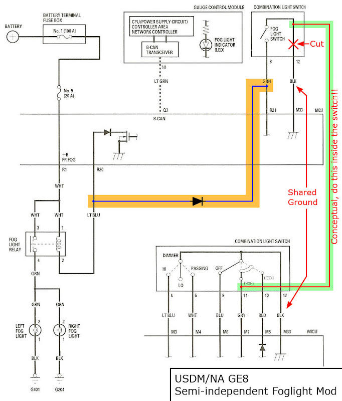 Manual Fog Light Operation - Page 3