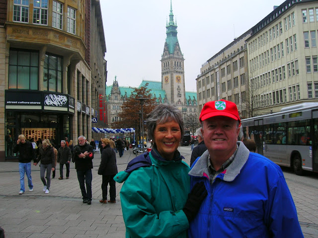 Hamburg's oldest Town Hall in background