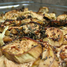 Roasted Rosemary Zucchini and Eggplant Medley