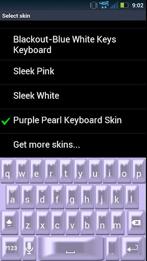 Purple Pearl Keyboard Skin