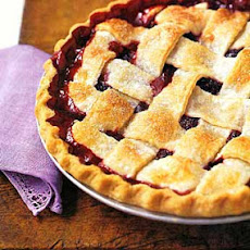 Lattice-Top Blackberry Pie