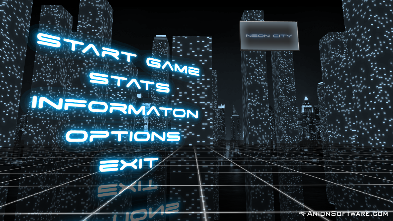 Android application Neon City screenshort