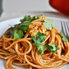 Chicken Enchilada Spaghetti