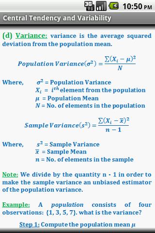 【免費教育App】Statistics Quick ReferenceFree-APP點子