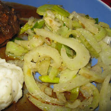 Sauteed Fennel and Leeks
