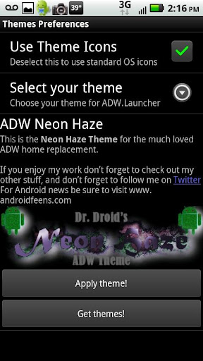 ADW Neon Haze Theme