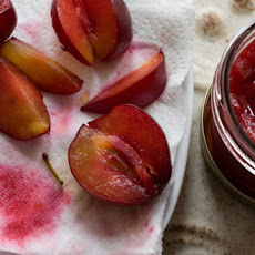 Rosewater Plum Compote