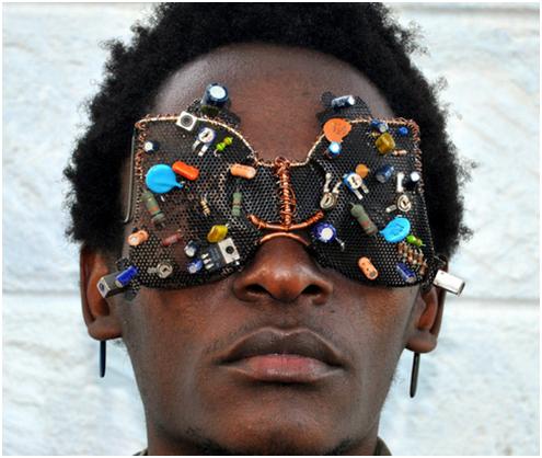 gafas raras recicladas