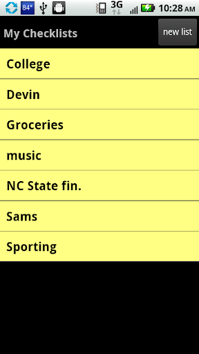 Softlight CheckList