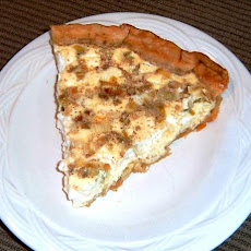 Leek and Goat Cheese Quiche