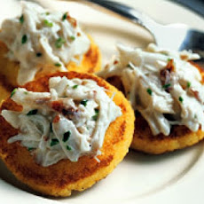 Johnnycakes with Peekytoe Crab