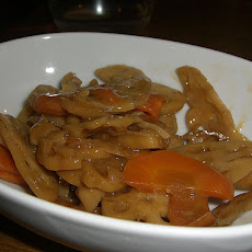 Lotus Root Bhaji (Dry Curry)