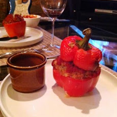 Ground Turkey Stuffed Sweet Bell Peppers