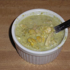 Chicken Corn Chowder With Poblanos