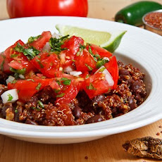 Mexican Quinoa and Beans with Pico de Gallo