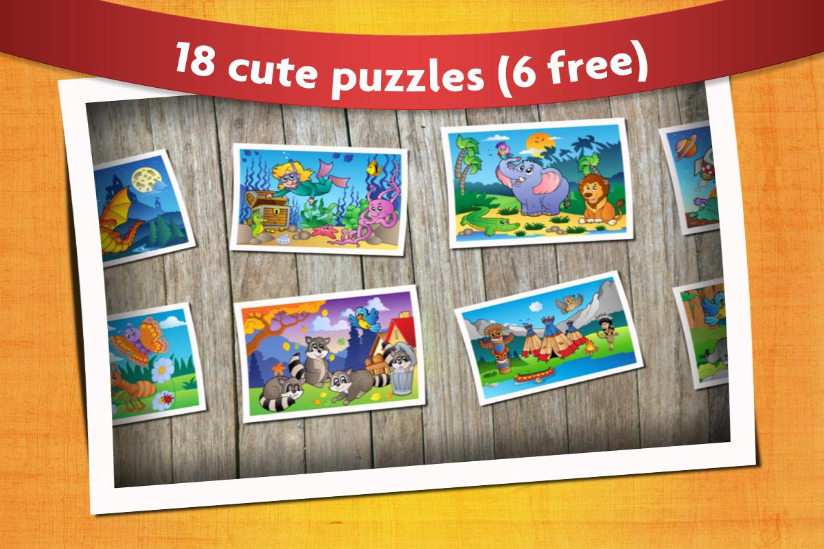 Android application Kids Animals Jigsaw Puzzles screenshort