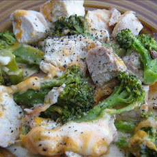 Cheesy Broccoli Bacon Chicken Casserole
