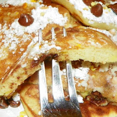 Orange Chocolate Chip Pancakes