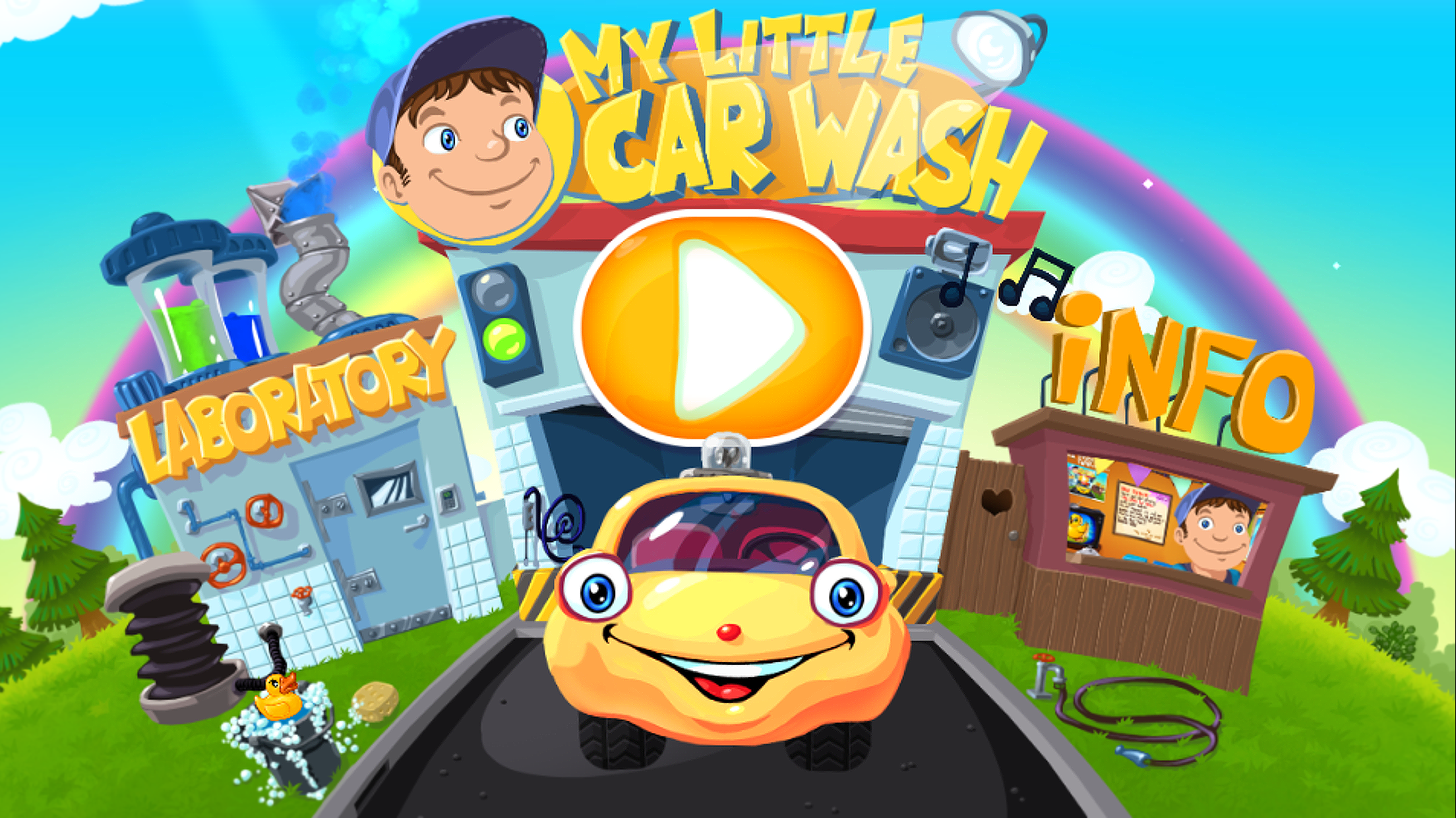 Android application My Little Car Wash screenshort