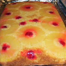 Upside Down Pina Colada Cake