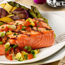 Grilled Salmon With Citrus Salsa