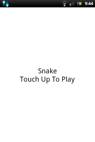 Snake For Touchscreen