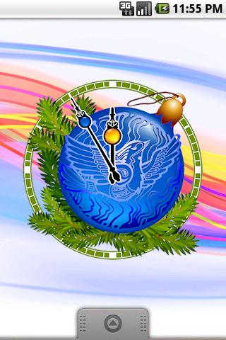 Christmas Eve Clock widget