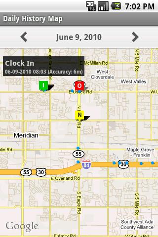 employee-time-tracker-with-gps for android screenshot