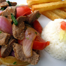 Awesome Peruvian Beef Entree