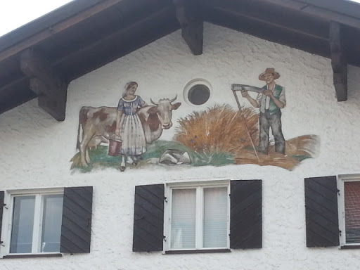 Landwirtschaftliche Wandmalerei