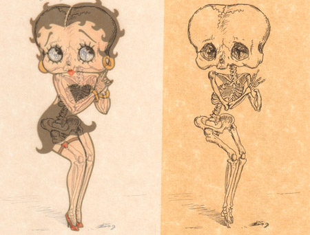 how to draw betty boop
