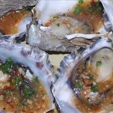 Grilled Barbecued Oysters