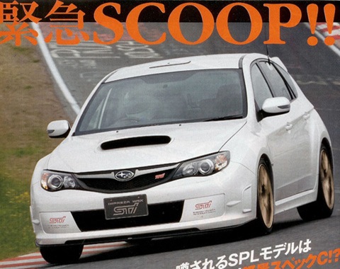 Subaru WRX STI Spec C rendering