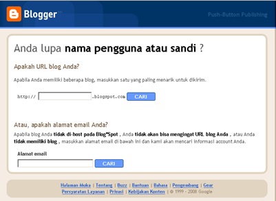 lupa sandi