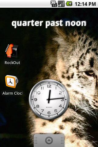 Fuzzy Clock Widget