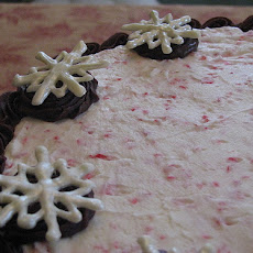 Peppermint Ice Cream Cake