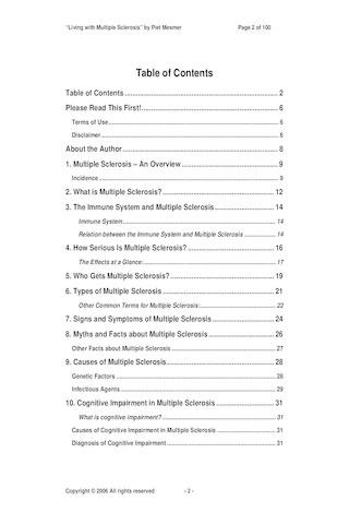 Living w Multiple Sclerosis Pv