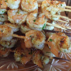 Lemon Garlic Shrimp Skewers