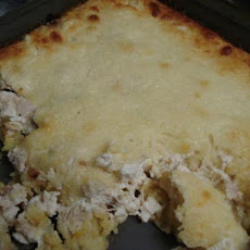 Chicken Souiza Cornbread Bake
