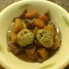 Beef in Ale Stew With Dumplings