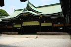 Front of the main building at the Meiji Shrine