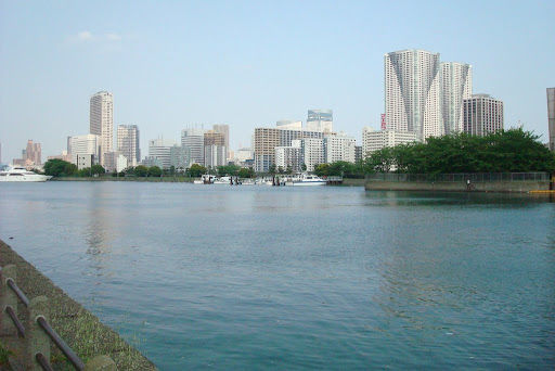 View of Skyline from Hama-rikyu