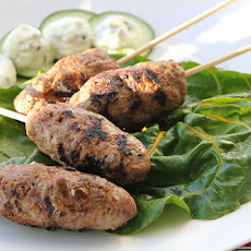 Spicy Beef Koftas With Chickpea Puree
