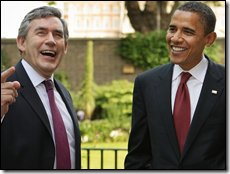 Gordon Brown and Barack Obama