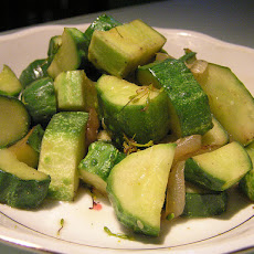Danish Pickled Cucumbers (Syltede Agurker)