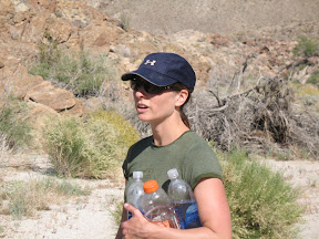 OK who made Holly carry all the water bottles?