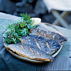 Pan-Fried Trout with Fresh Herb Salad