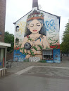 Lotus Mural