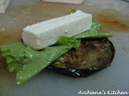 Eggplant feta rolls