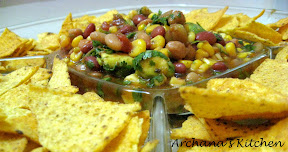 Three Bean Avocado Salsa